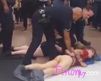A nőt letartóztatták, fedve a seggét